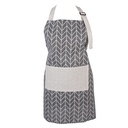 Kitchen Apron Grey Beige 69x68 cm