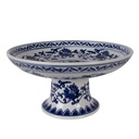 Etagere Weiß Blau Ø 26x13 cm