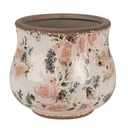 Blumentopf für Innen Beige Rosa Ø 16x14 cm