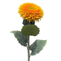 [5PL0326O] Decorative branch with flowers Orange Green 86 cm