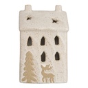 Décoration Maison avec LED Beige 9x7x15 cm