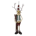 Décoration Cerf Beige Vert 48x28x126 cm