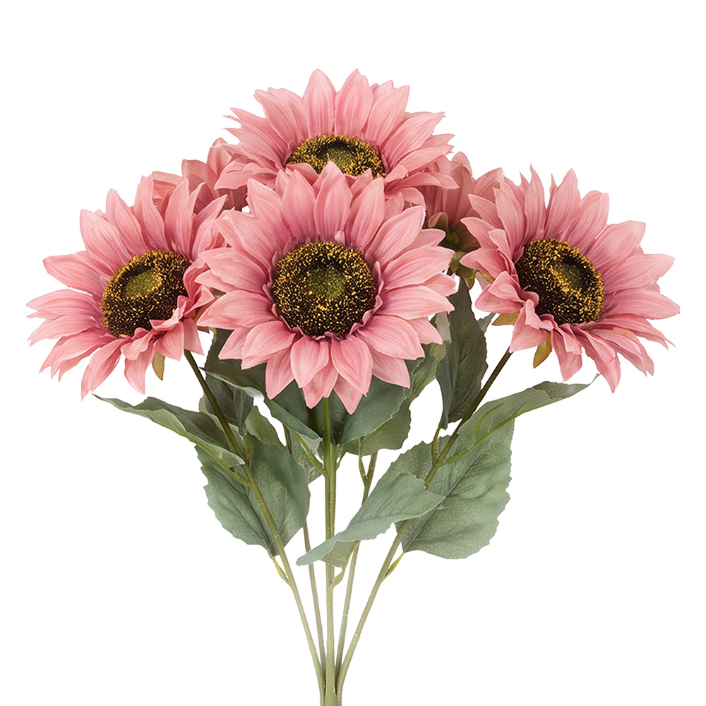 Künstliche Blume Strauß Rosa 40 cm