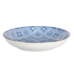 [6CEBO0044] Piatto Fondo Blu Ø 20x4 cm / 450 ml