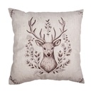 Cushion filled Beige Brown 45x45x4 cm
