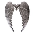 Décoration murale Ailes Couleur argent 38x3x46 cm