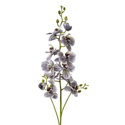 [5PL0170PA] Rami Artificiali Decorativi con fiori Viola Verde 15x8x116 cm