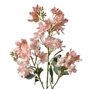Deko Ast mit Blumen Rosa Grün 22x11x85 cm
