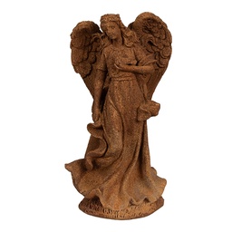 [6PR4063] Decoration angel Brown 12x10x23 cm