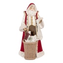 Christmas Decoration Santa Claus Beige Red 15x14x29 cm