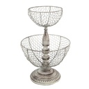 Cake Stand Cream Ø 30x44 cm