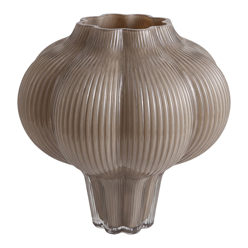 Clayre & Eef Vase Grau Glas