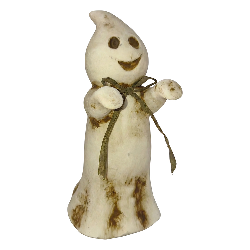 Decoration Ghost White Grey 9x8x16 cm
