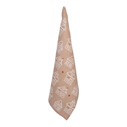 [GBB42-1] Strofinaccio Marrone Bianco 50x70 cm