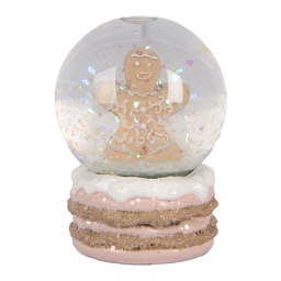 [66086] Snow globe Brown Transparent Ø 5x7 cm