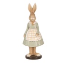 Image de décoration Lapin Marron Vert 9x7x22 cm