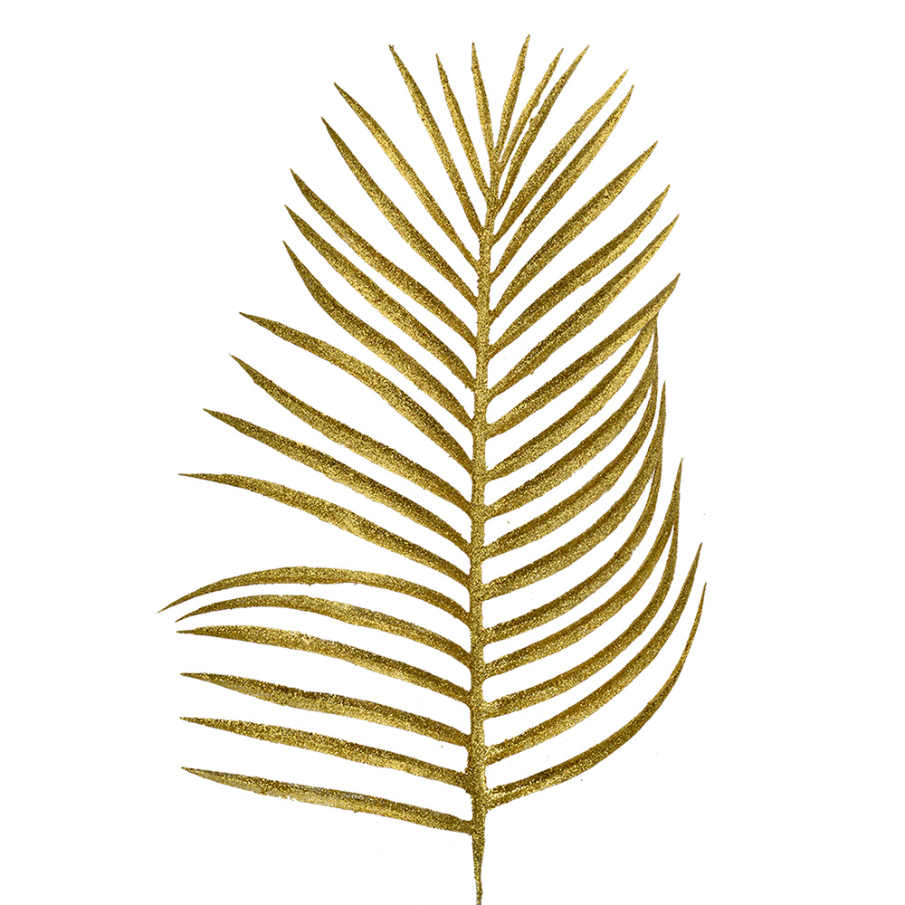 Decoratie blad 21x2x51 cm