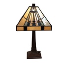 Lampada da tavolo Tiffany 23x23x38 cm E14/max 1x40W