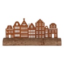 Décoration Maisons Marron 25x5x8 cm