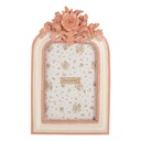 Picture Frame Pink White 14x3x23 cm / 10x15 cm