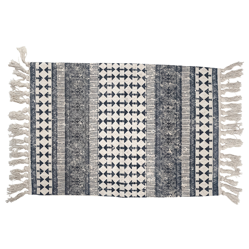 Tapis Beige Bleu 60x90 cm
