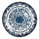 Crockery Breakfast Plates White Blue Ø 21x3 cm