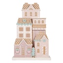 Dekoration Haus Braun Grün 26x10x40 cm