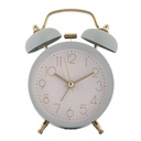 Alarm Clock Analog Blue 10x6x12 cm / 1xAA