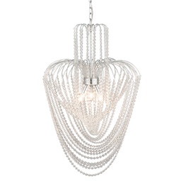 [5LL-CR113] Chandelier Silver Ø 58x100 cm E14/max 3x40W