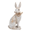 Decoration Rabbit Grey 14x10x26 cm
