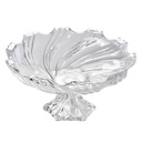 Plat de service Transparent Ø 38x21 cm