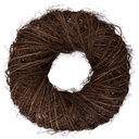 Decoration Garland Brown Ø 60x18 cm