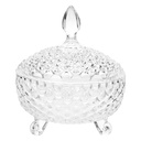 Bonbonnière avec couvercle Transparent Ø 17x19 cm