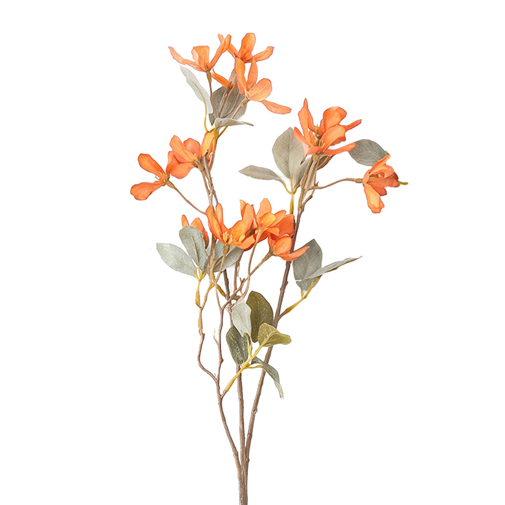 Decoratie tak met bloemen 61 cm