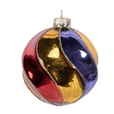 Palla di natale Multicolore Ø 8x8 cm