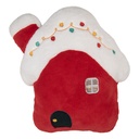 Cuscino imbottito Rosso Bianco 40x8x40 cm