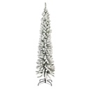 Arbre de Noël artificiel Blanc Vert 50x50x210 cm
