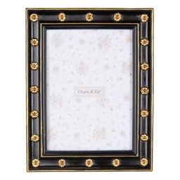 [2F1205] Cornice Foto Nero Color oro 18x2x23 cm / 13x18 cm