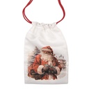 Clayre & Eef Gift Bag White Synthetic