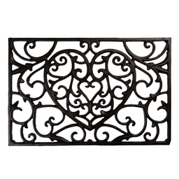 [5Y1290] Deurmat ijzer 59x39x2 cm