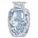 Vaso Bianco Blu Ø 14x23 cm