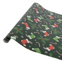 Wrapping paper (3) Green Red 50x75 cm