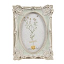 Cadre photo Vert Couleur argent 14x3x19 cm / 10x15 cm