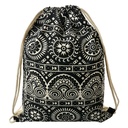 Backpack Black White 34x1x43 cm