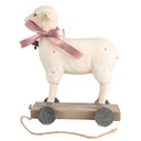 Dekoration Schaf Beige Braun 17x9x20 cm
