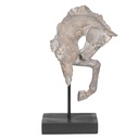 Image de décoration Cheval Gris 28x12x43 cm