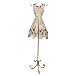 [5Y1269] Manichino Donna Color oro Rosso 42x28x151 cm