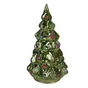 Weihnachtsdeko Weihnachtsbaum mit LED Grün Rot Ø 13x23 cm / 3xAA