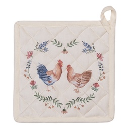 [CAR45] Topflappen Beige 20x20 cm