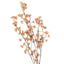 Branche de décoration avec fleurs Orange Brun 15x15x135 cm